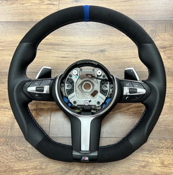 BMW F10 F11 F12 F13 F20 F21 F34 F30 F31 F32 F33 F43 F15 F16 F25 M Lenkrad neu beziehen